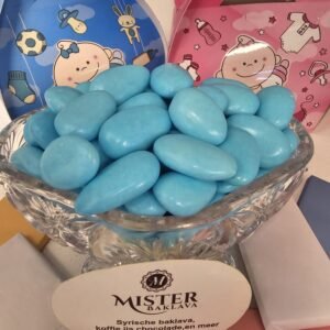 mlabbas amandelen lichtblauw